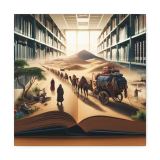 "Desert Caravan" Pages of Wonder: Tales Unbound