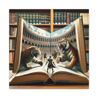 "Gladiator Fight" Pages of Wonder: Tales Unbound