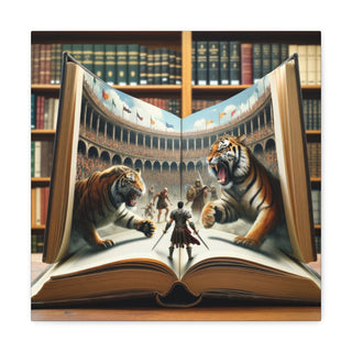 "Gladiator Fight" Pages of Wonder: Tales Unbound