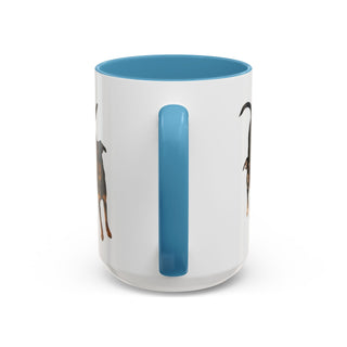 Dog Lover's Accent Coffee Mug - 'Fueled by Coffee and Floppy Ears'