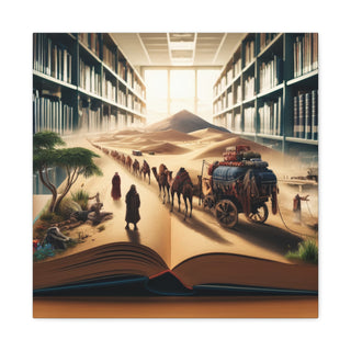 "Desert Caravan" Pages of Wonder: Tales Unbound